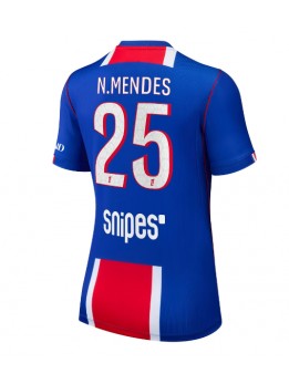 Paris Saint-Germain Nuno Mendes #25 Replika Hemmakläder Dam 2026-27 Kortärmad Paris Saint-Germain Nuno Mendes #25 Replika Hemmakläder Dam 2026-27 Kortärmad